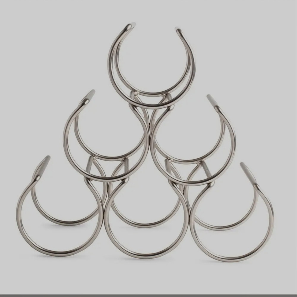 Silver Metal Wine Rack - Picture 6 of 6